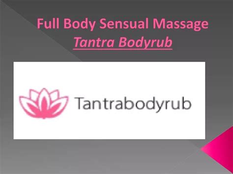 Full Body Sensual Massage Whore Yujing